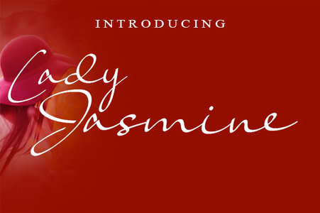 Lady Jasmine font