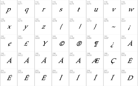 FZ ROMAN 21 ITALIC