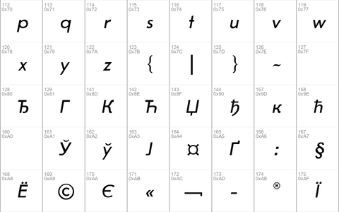 JournalSans Italic