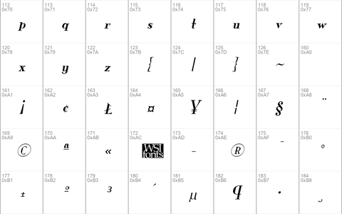 Monarch Italic