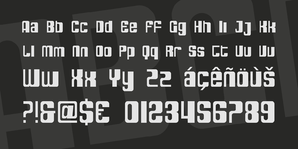 SF DecoTechno font