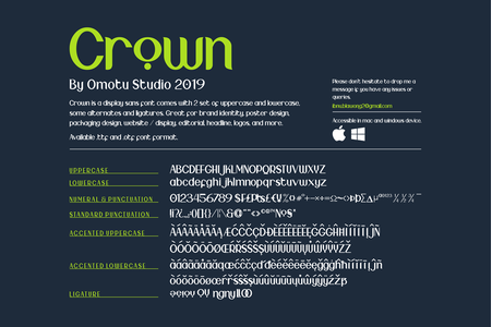 Crown DEMO font