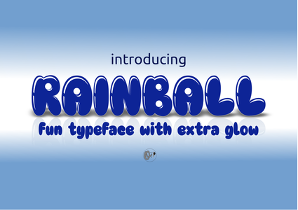 Rainball font