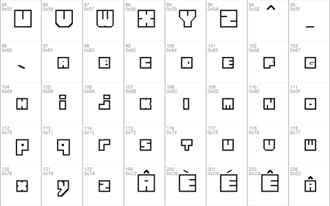 Lettres cubiques Regular