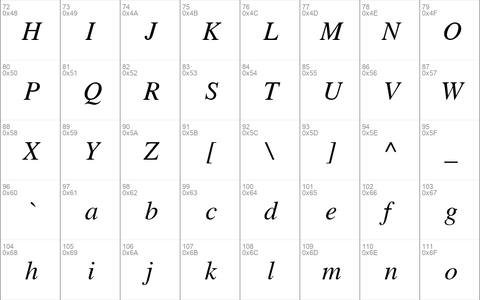 NTTierce NormalItalic