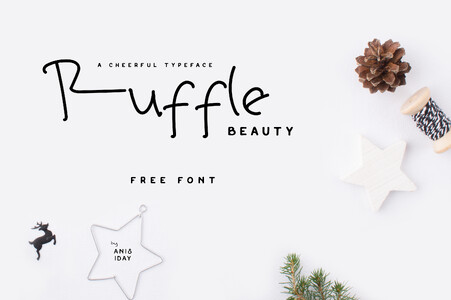 Ruffle Beauty font