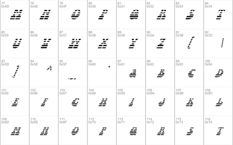 FZ JAZZY 16 STRIPED ITALIC