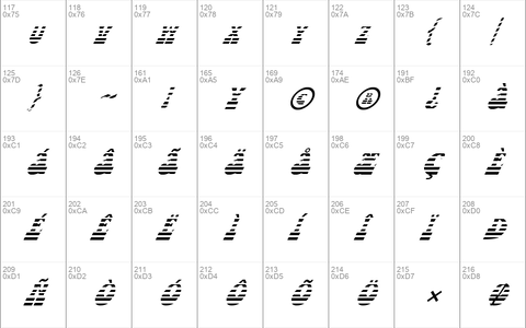 FZ JAZZY 16 STRIPED ITALIC