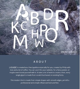 Liquide font