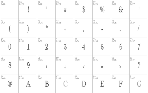 GravureCondensed Regular