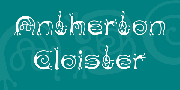 Antherton Cloister font