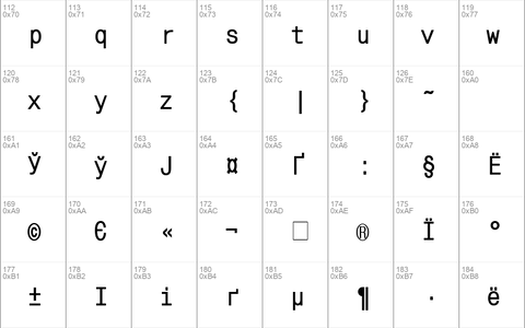 MonoCondensedC Bold