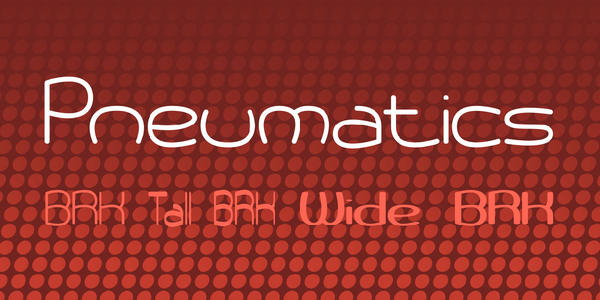 Pneumatics BRK font