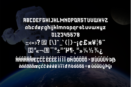 Big Space font