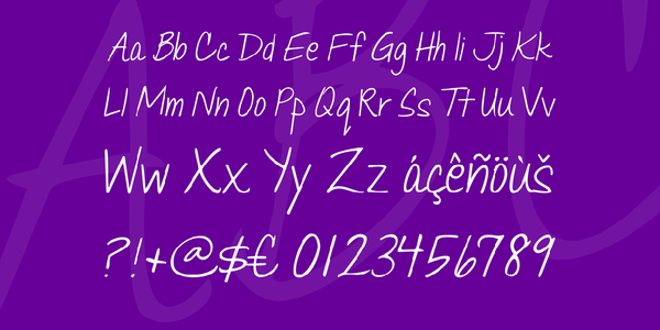 Janda Quick Note font