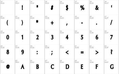 Oregon LDO Condensed Black