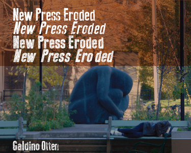 New Press Eroded font