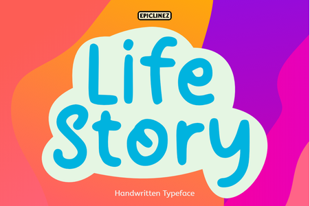 Life Story Demo font