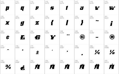 Stampede Italic Regular