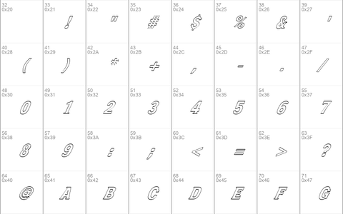 FZ ROMAN 27 HOLLOW ITALIC