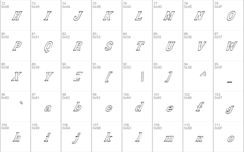 FZ ROMAN 27 HOLLOW ITALIC