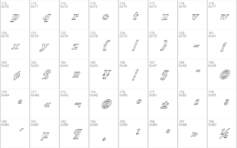 FZ ROMAN 27 HOLLOW ITALIC