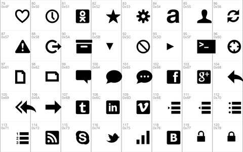 Web Symbols Regular