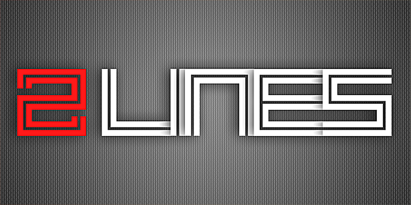 2 Lines font