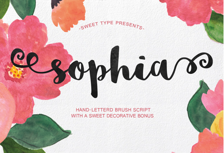 Sophia Left font