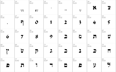 Hebrew-WSI Regular