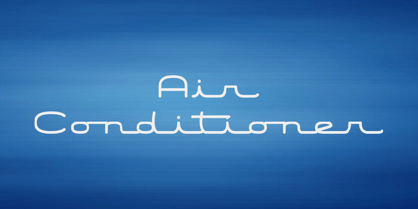 Air Conditioner font
