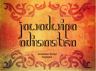 Jawadwipa Adisastra font