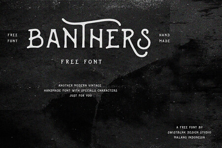 Swistblnk Banthers font