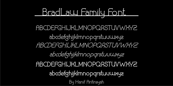 BrandLaw font