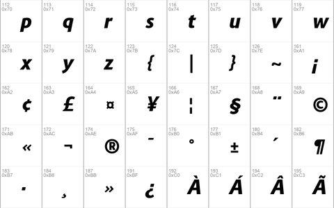 Route 159 Heavy Italic