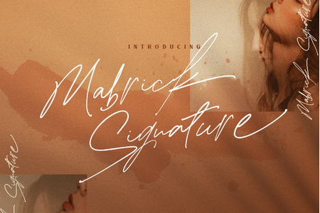 Mabrick Signature font