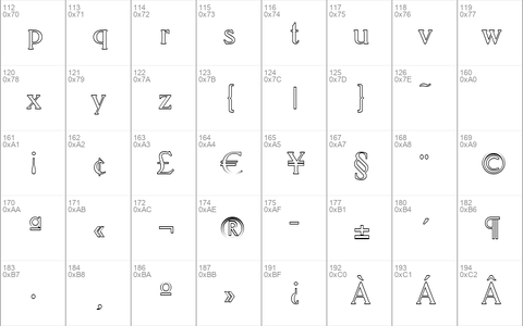 RonaldBeckerOutline-Light Regular