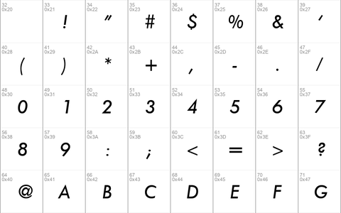 FunctionTwoMedium RegularItalic