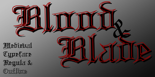 Blood and Blade font