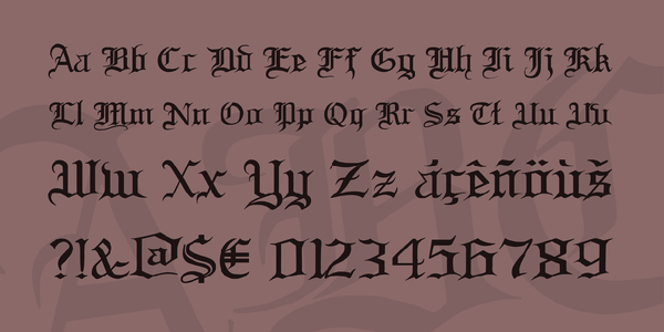 Blood and Blade font