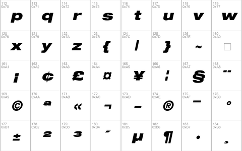 Helvetica93-ExtendedBlack BlackItalic