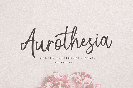 Aurothesia Demo font