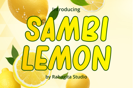 sambi lemon font
