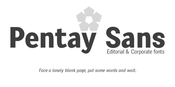 Pentay Sans font