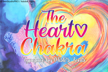 The Heart Chakra font