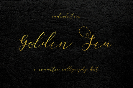 golden sea font