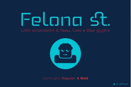 Felona st ExtLt font