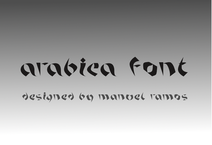 Arabica font