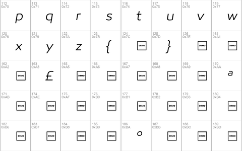 Canaro Light Italic DEMO