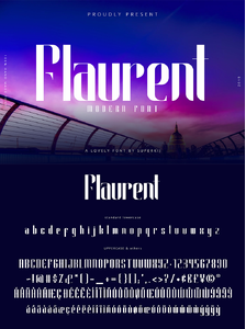 Flaurent Modern font
